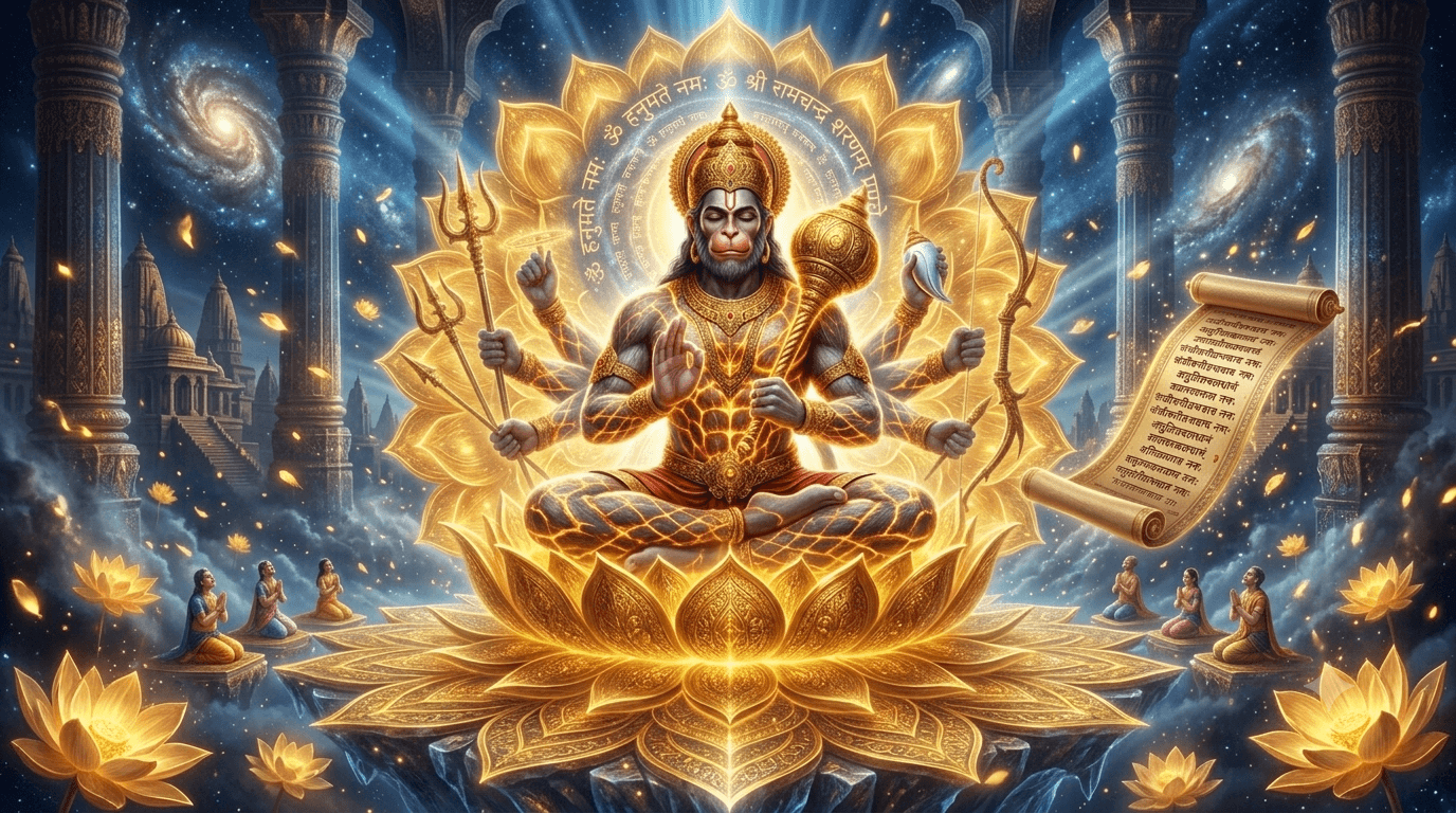 श्री हनुमान अष्टोत्तर शतनामावली 108 नाम संपूर्ण पाठ हिंदी