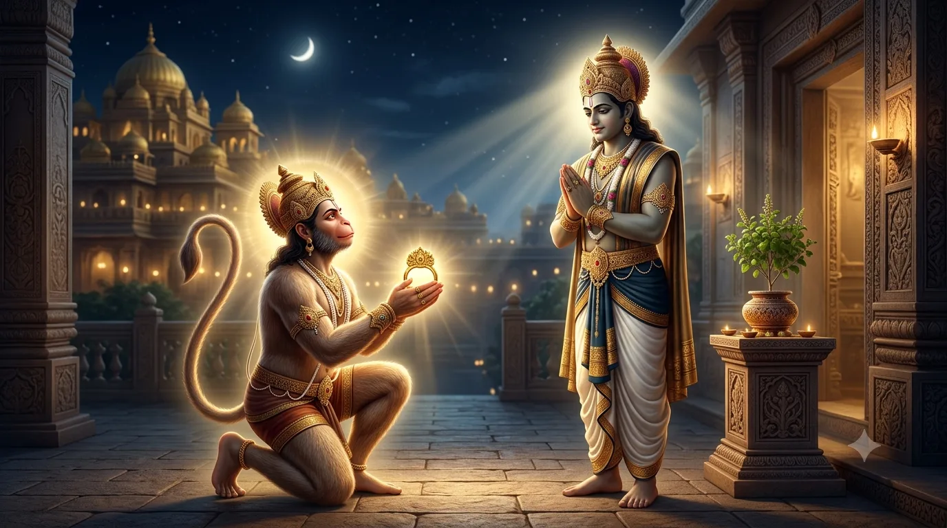 Hanuman Ji Aur Vibhishan Milan