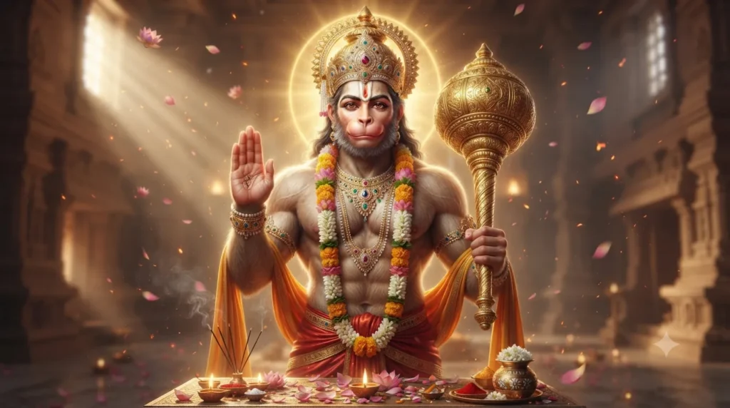 हनुमान जी की पूजा विधि (Hanuman Ji Ki Puja Vidhi) – संपूर्ण पूजा विधि, सामग्री, मंत्र और नियम