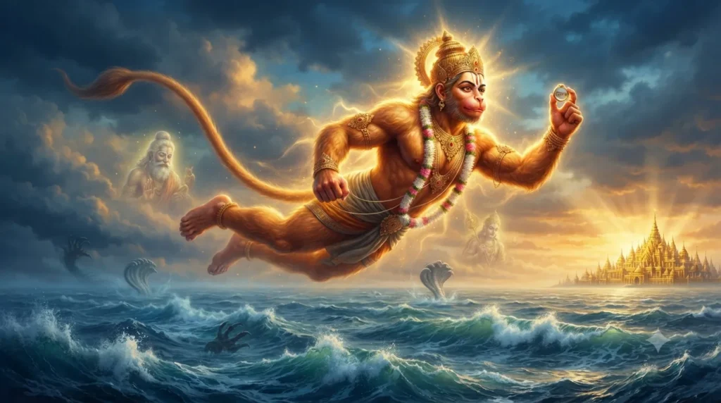 हनुमान जी ने समुद्र कैसे पार किया जाम्बवान सुरसा और सिंहिका कथा