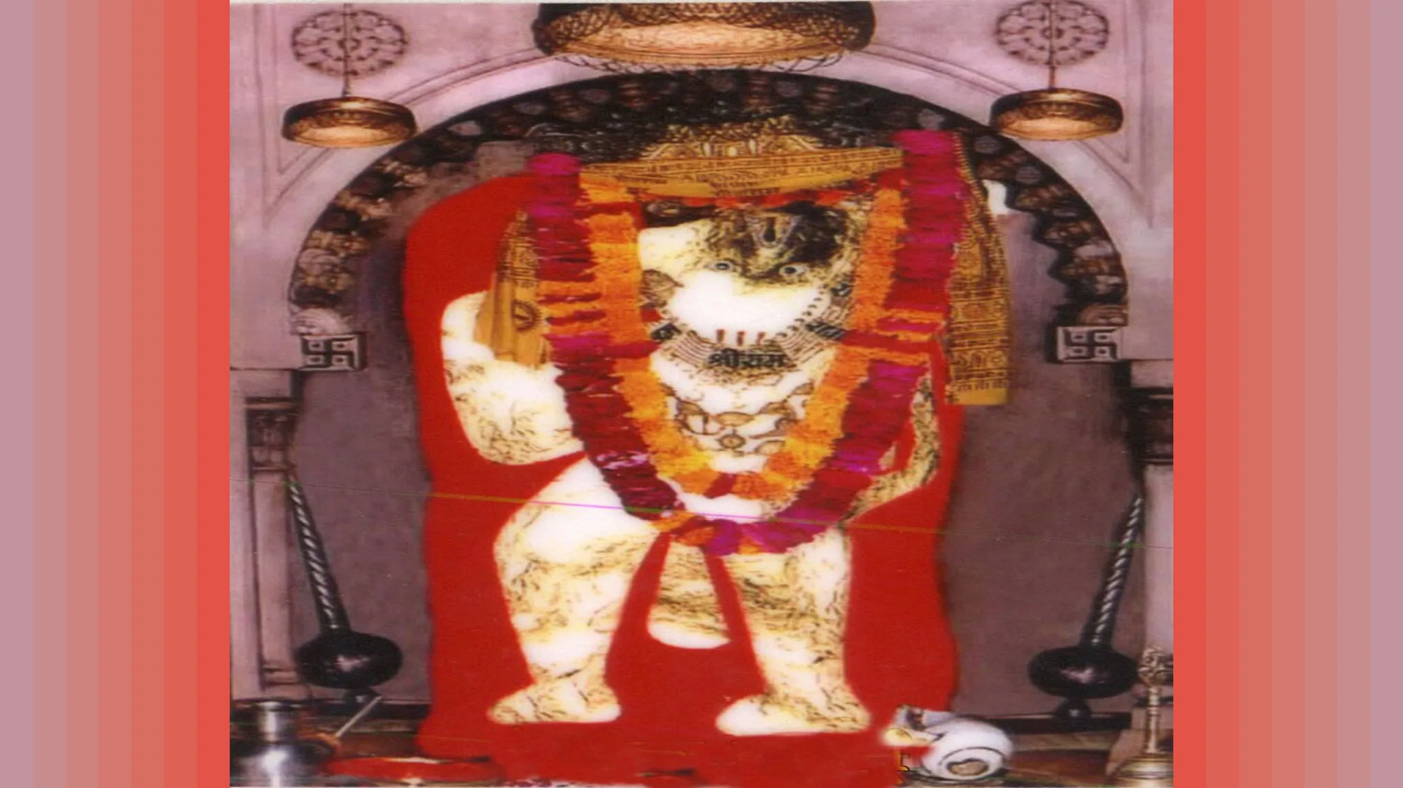 मेहंदीपुर बालाजी मंदिर में विराजमान भगवान बालाजी महाराज