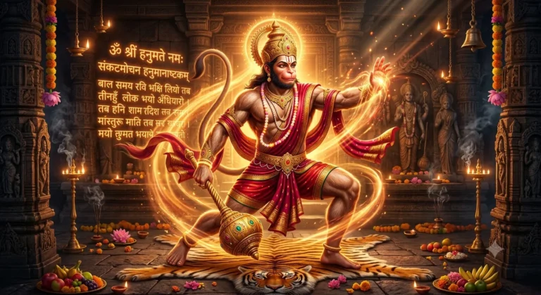 संकटमोचन हनुमानाष्टक (Sankat Mochan Hanuman Ashtak): पाठ, अर्थ, महत्व, लाभ और विधि