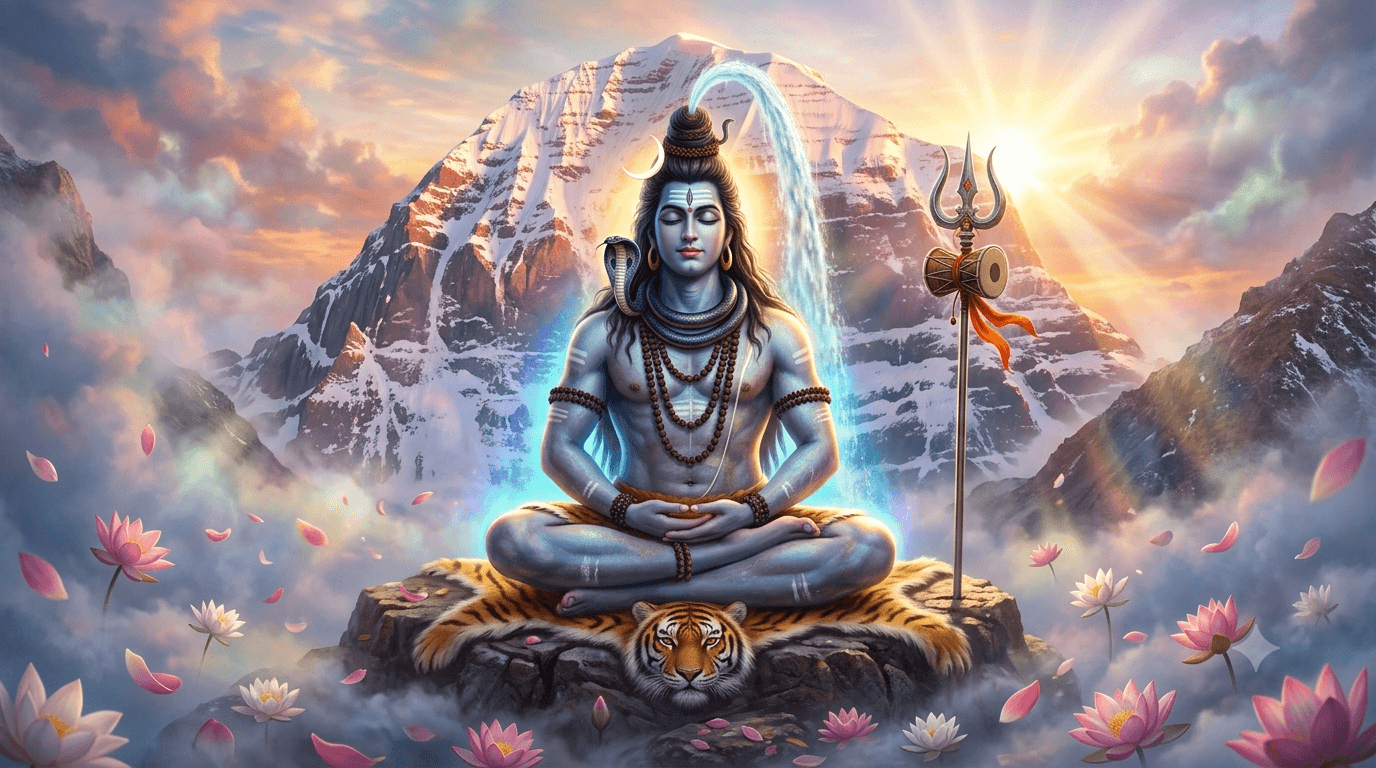 भगवान शिव का दिव्य स्वरूप – शिव पंचाक्षर स्तोत्र (Shiva Panchakshara Stotra) ॐ नमः शिवाय