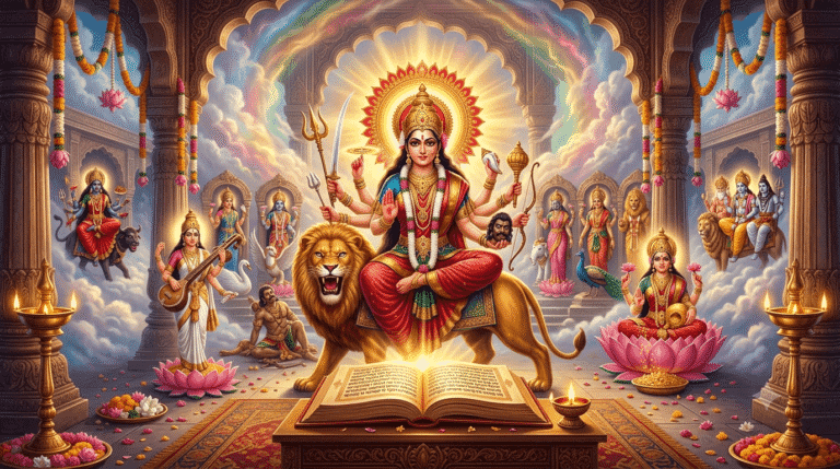 श्री सप्तश्लोकी दुर्गा पाठ: 7 श्लोक, अर्थ और संपूर्ण विधि | Saptashloki Durga