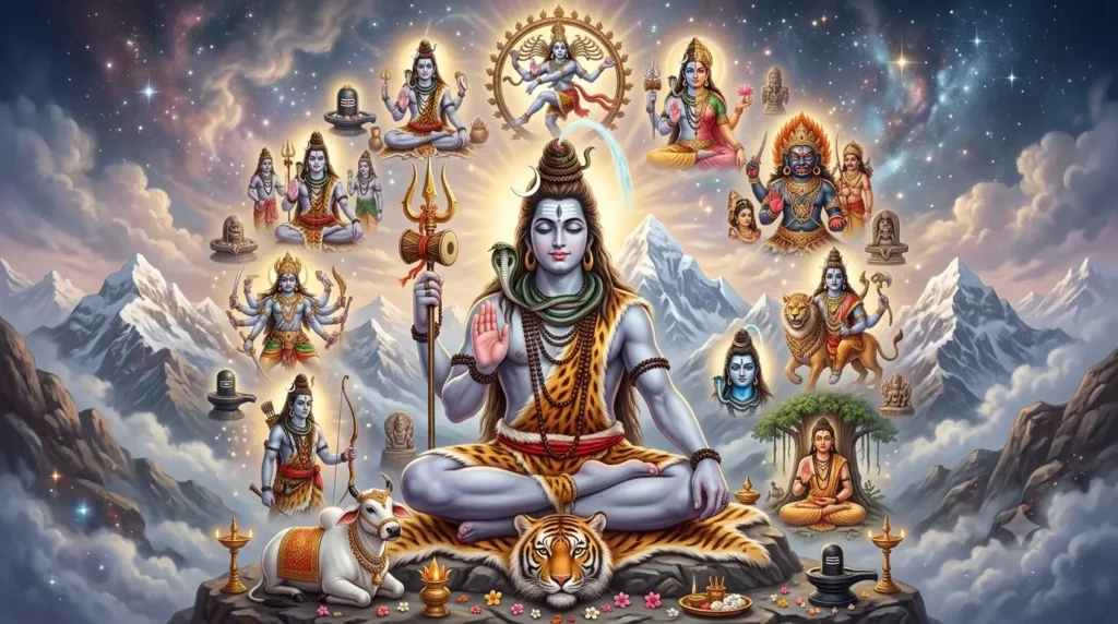 भगवान शिव के 64 दिव्य रूप और उनकी अद्भुत कथाएं