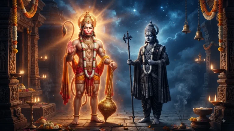 क्या सच में हनुमान जी से डरते हैं शनि देव? क्या है शनि दोष शांत होने का असली रहस्य? (Hanuman Ji Aur Shani Dev)