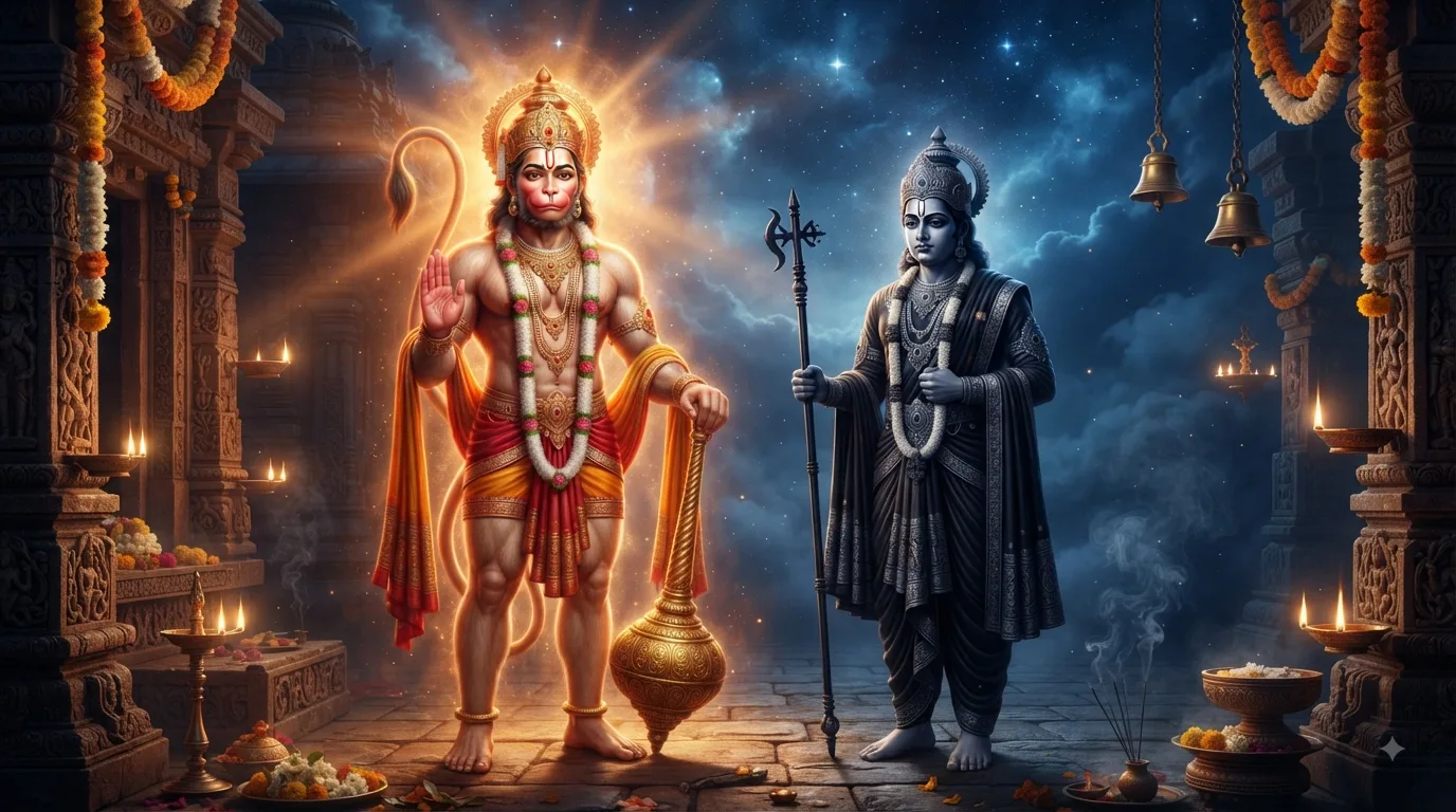 हनुमान जी और शनि देव शनि दोष