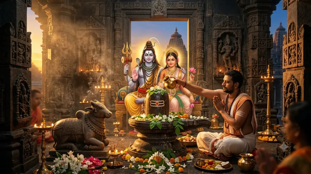 प्रदोष व्रत कथा और पूजा विधि में भगवान शिव की पूजा