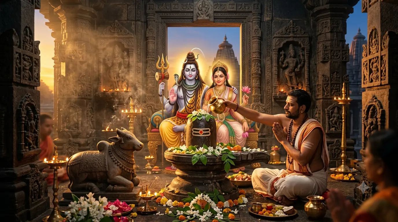 प्रदोष व्रत कथा और पूजा विधि में भगवान शिव की पूजा
