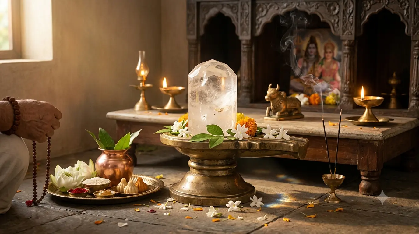 स्फटिक शिवलिंग के लाभ और भगवान शिव की पूजा