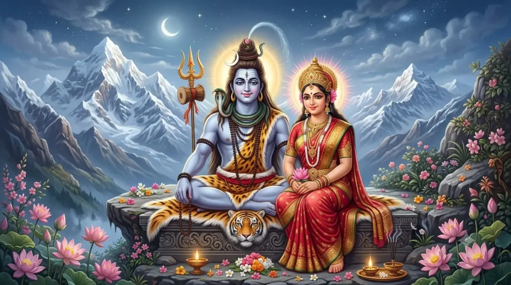 उमा महेश्वर स्तोत्रम् भगवान शिव और माता पार्वती