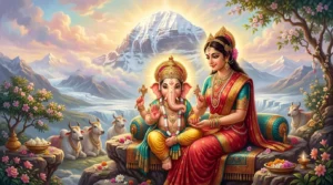 गणेश जन्म कथा भगवान गणेश और माता पार्वती