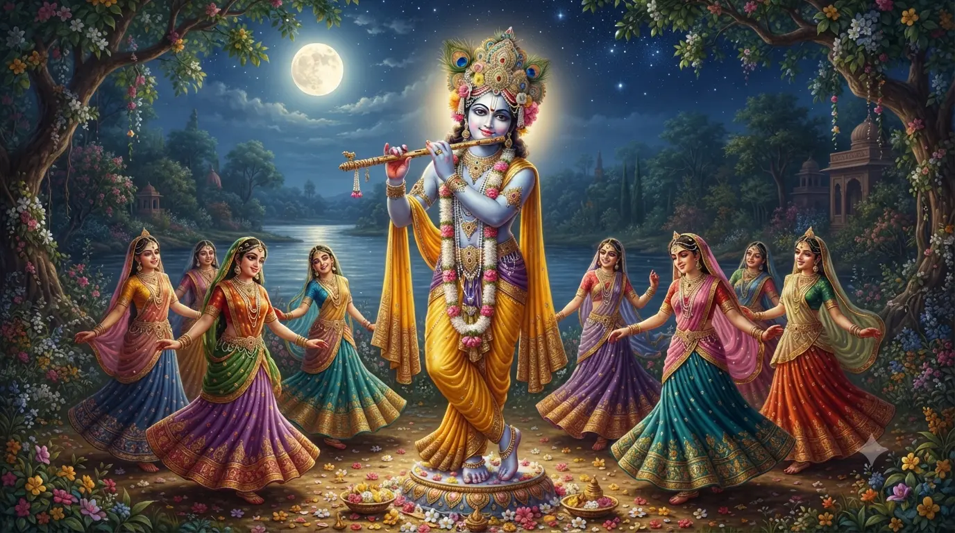 रासलीला में श्रीकृष्ण और ब्रज की गोपियां