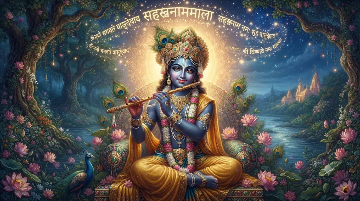 श्रीकृष्ण सहस्रनामावली और भगवान श्रीकृष्ण का दिव्य स्वरूप