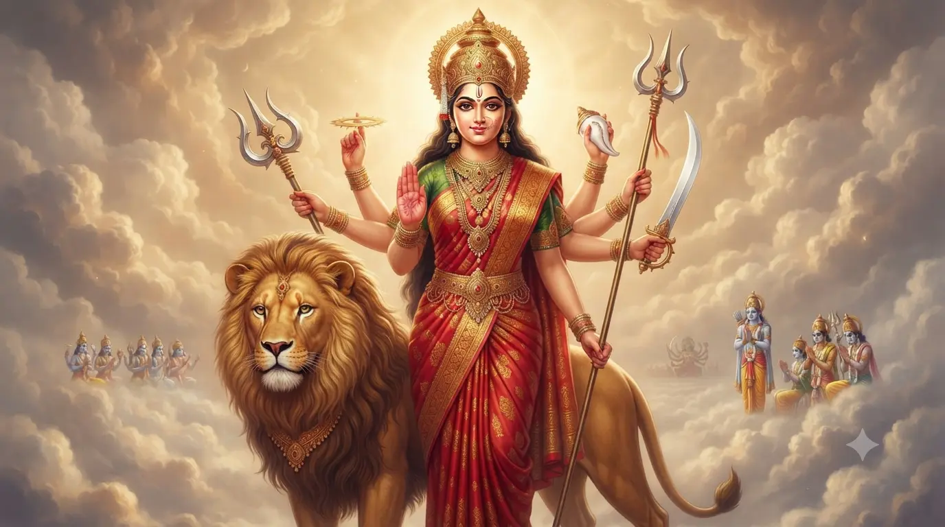 दुर्गा सप्तशती चतुर्थ अध्याय में देवताओं द्वारा देवी की स्तुति